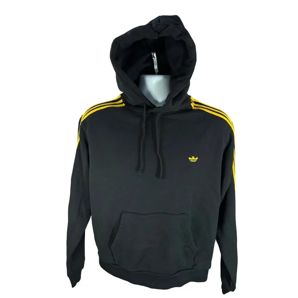 Adidas CL27 Originals Black Yellow Collaboration Limited Hoodie Men's Small